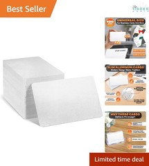 100 Pcs Aluminum Business Card Blanks Sublimation Printable 3.4×2.1 in