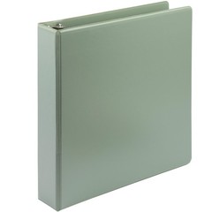 Samsill Plant-Based 1.5 Inch Durable D-Ring, View 1.5-Inch, Sage Green