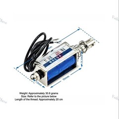 2PCS JF-0530B 12V Through-pull Type Electromagnetic Iron Fast Shipping New
