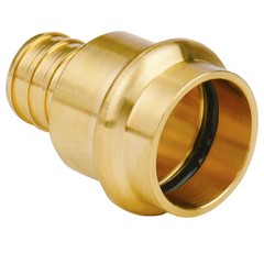 WHK 10Pack 3/4″ ProPress Brass Crimp Adapters for Copper to PEX B, LeadFree