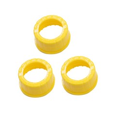 3x Old Style Replacement Gas Can Spout with Nozzles Screw Collar Vent Caps