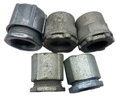 Various Size Conduit Couplings LOT OF 5 🔔