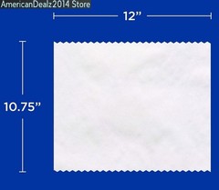 2 PACK Heavyweight Wax Paper Sheets 12″ X 10.75″ {500 Each} (Total 1000 Count)