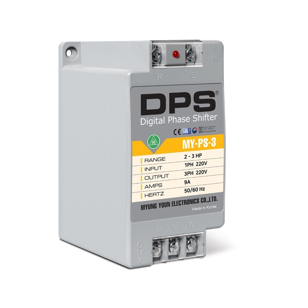 1 Phase to 3 Phase Converter, Suitable for 2HP(1.5KW) 6 Amps 200-240V Motor