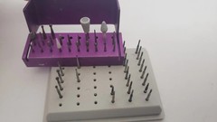 Dental Carbide Steel Burs Tooth Polishing Drill Tips mixed lot 48 pcs