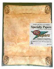 Ampad SCROLL DESIGN Specialty Papers 100 Sheets 8.5 x 11 Acid Free Heavyweight