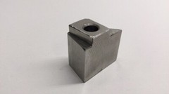 Angelus 1267019 Block Angled Stainless 27×25.5×16.3 mm and 7/11mm Bores