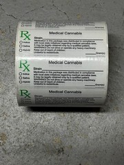 RX Labels 3″ x 1″ (76 mm x 25.4 mm) Self-Adhesive-All States Compliant