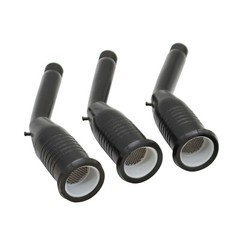 3x Old Style Replacement Gas Can Spout with Nozzles Screw Collar Vent Caps