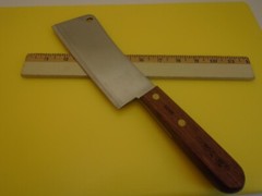 Dexter USA 6-inch High Carbon Steel Blade Cleaver Small to Med Cuts Factory 2nd