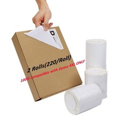 2 Roll 220/Roll Thermal 4x 6 Shipping Postage Labels Compatible Dymo 4XL 1744907