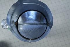 Duro Zone HVAC Round Motorized Air Damper w/ 35138 Motor NEW Scratch & Dent