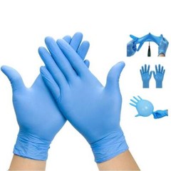 4 Mil Nitrile Exam Gloves ULTRA DURABLE (M L) Powder free 100 / 1000/3000 / Case