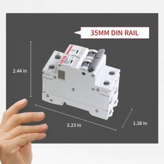 GEYA Solar DC Mini Circuit Breaker 1/2P MCB 6/10/16/25/32/40/50/63/80/100/125Amp