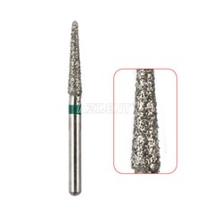 100Pcs AZDENT Dental Diamond Burs For High Speed Handpiece Friction Grip 1.6mm