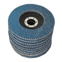 10× 5″ 125mm Premium Zirconia Flap Disc Grit40/ Wheel Angle Grinder Sanding Disk