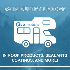 Dicor 551LSW1 HAPSFree NonLeveling RV Roof Lap Sealant 10.3 oz White