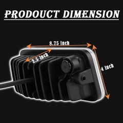 2x 40W LED Work Lights Headlights For Kubota Skid Steer SVL65 SVL75 SVL90 SVL95