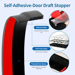 2 Pack Door Draft Stopper Sheets, Door Sweep for Exterior & Interior Doors,Ro…