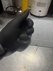 Body Guard Safety Gear Work Gloves Size M Series 260LF Black Gray Grip PPE Pair