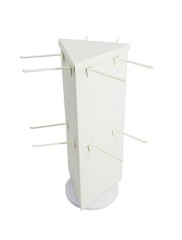 Corrugated Cardboard Socks Display Rotating Peg Hook Display Coutertop Display