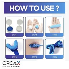 Dental Mould Impression Putty with Tray – Hydrophilic Silicon Retainer OROAX