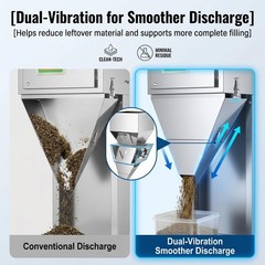 10-1000g Automatic Powder Filling Machine Particle Package Weighing Filler 110 V