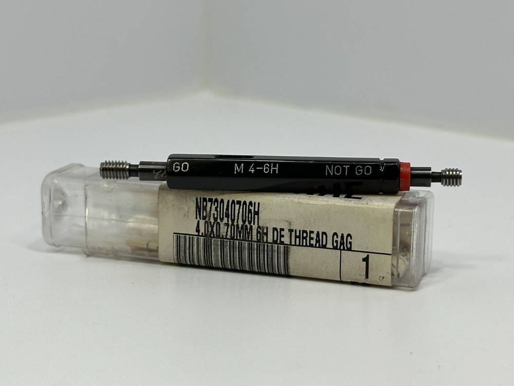 BAKER M4-6H 4.0 x 0.70mm Go NoGo 6H Used Thread Plug Gage 1pc