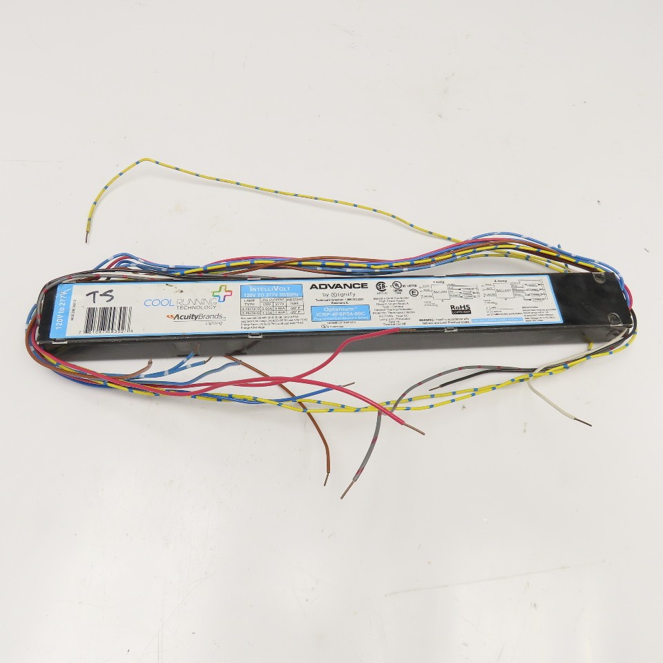 Advance ICRP-4PSP54-90C 120/277V 3 & 4 Lamp F54T5HO Ballast
