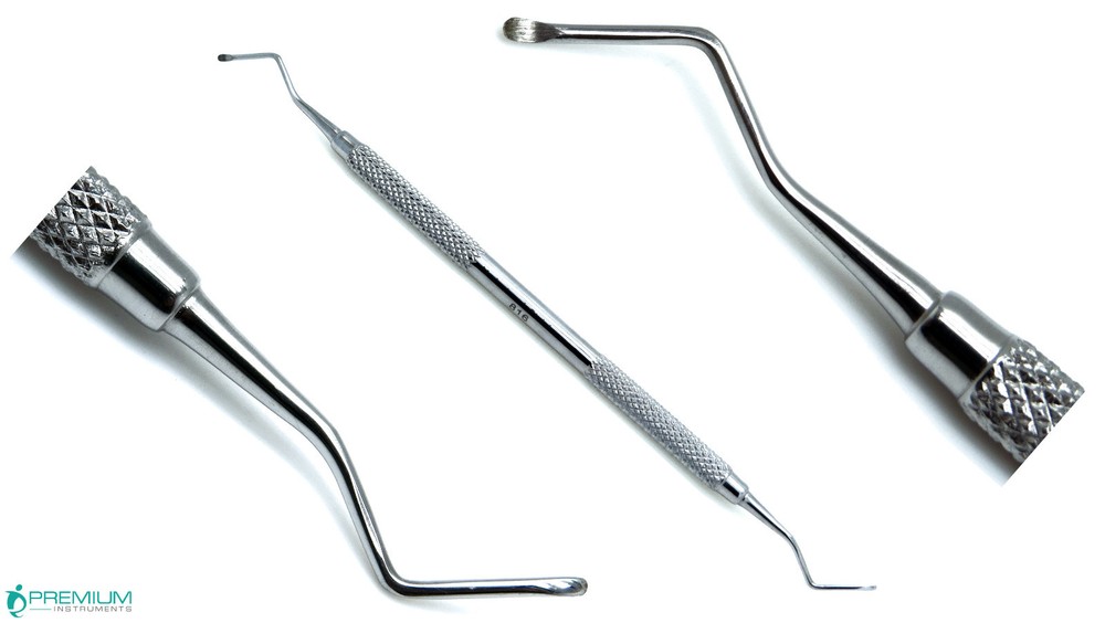 Dental Restorative Excavators 816-B, Spoons 1.4mm Double Ended Instruments