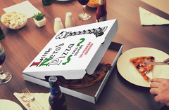 Little Nero’s Full Size Pizza Box Costume Prop Christmas Gift from Home Alone