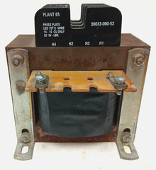SQUARE D INDUSTRIAL CONTROL TRANSFORMER TYPE KF750D1 CLASS 9070 .750 KVA