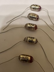 470 pF POLYSTYRENE FILM CAPACITOR 160 VOLTS 5% Tolerance New Lot of 5 by NPC