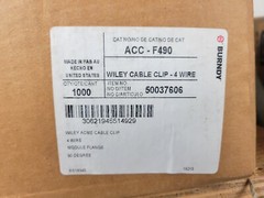 Case of 1000 – Burndy Wiley Acc F490 Solar Clips acc-f490