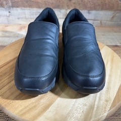 Skechers Shoes Men 11 Black Slip-On Work Nanpa Groton Slip Resistant Memory Foam