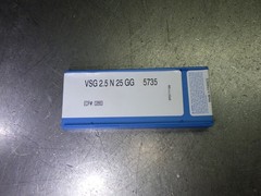 Valenite Carbide Grooving/Parting Inserts QTY10 VSG 2.5 N 25 GG 5735 (LOC2083A)