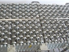 FMH Conveyors NestaFlex 200 roller gravity skate wheel conveyor 23 ft l x 24 in