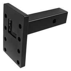Heavy Duty 3 Position Pintle Hitch Mount for 2in Receiver 20000 lbs Steel