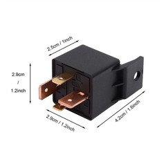 12V 80A Heavy Duty Relay 4Pin SPST Normal DC Normal Open Relay Car Van Motorbike