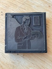 Printing Letterpress Printers Block Business Man Reading Note Letter (470)