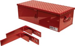 KM #30 Heavy Duty Steel Toolbox Kit with Brackets – IH Red