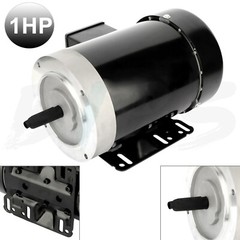 General Purpose 1HP Electric Motor 3 Phase 56C Frame 1725 RPM TEFC 230/460V