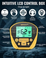 MIYAY Metal Detector for Adults (German Patent 2024), Professional Metales