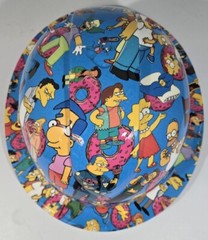 New Full Brim Hard Hat Custom Hydro Dipped THE SIMPSONS. Free Shipping!