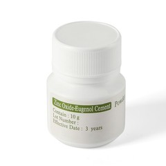 Dental Zinc Oxide Eugenol Cement Kit Self-Curing for Temporary Crowns & Bridges