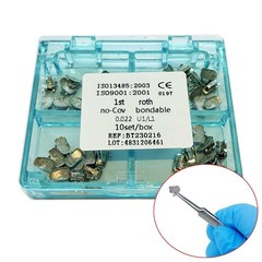 1st Molar Roth 0.022 Bondable Mesh 1box Dental Orthodontic Single Buccal Tubes