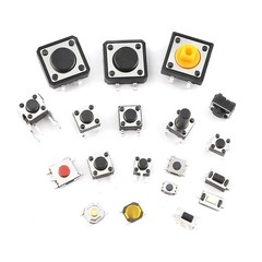 250pcs 25-Type Micro Switch Push Tact Button ON/OFF Touch Button Switch ccuu