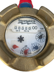 SeaMetrics M-Series Pulse Meter MT-1″ Totalizing Meter, MT-100