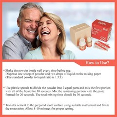 Zinc Oxide Eugenol Cement Dental Care Kit Glue For Crowns & Bridges Filling