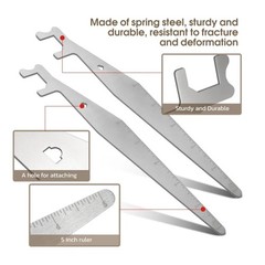 Multi-Purpose Lever Tool Stainless Steel Locksmith Tool Mini PryBar Tool